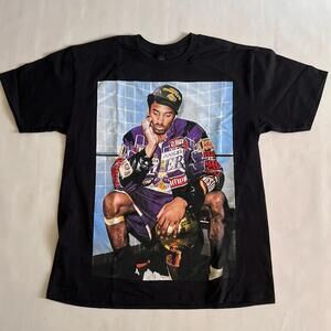 Kobe Bryant Champion Style Graphic 90S T Shirt Los Angeles Lakers Large